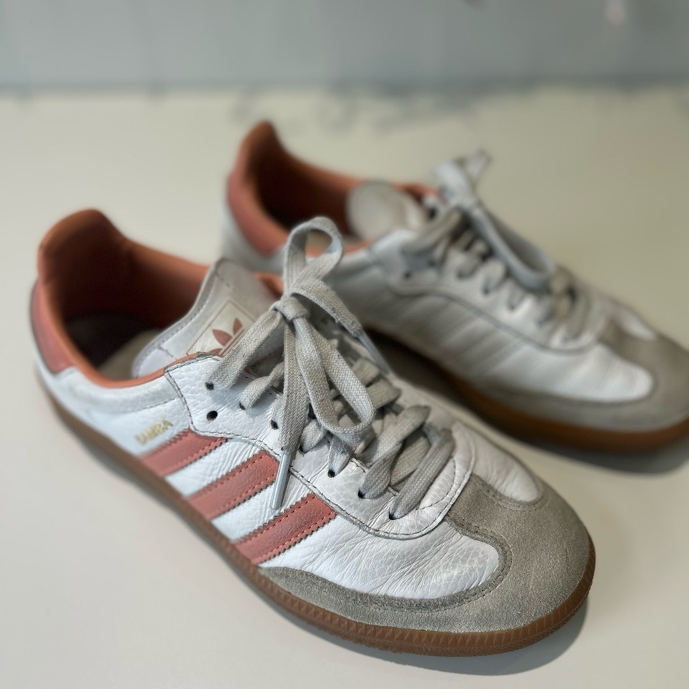 ADIDAS Samba OG White Wonder Clay Women Size 7 us